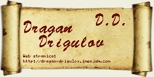 Dragan Drigulov vizit kartica